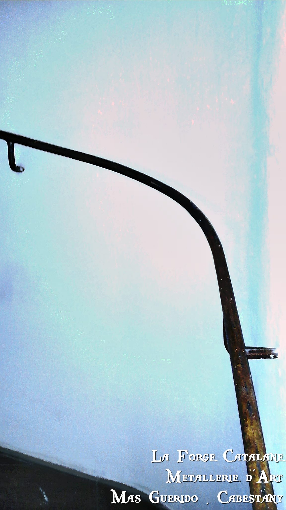 main courante fer rond plein debillarde forge catalane.jpg